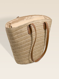 « Georgina&rsquo;s Beige Straw Bag: Your Ultimate Summer Beach Accessory for Women »