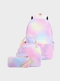« Unveiling the Rainbow School Backpack Set: The Ultimate Fashion Trio for Girls in London »