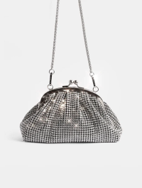 « Sparkling Elegance: The Kiara 1920s-Inspired Diamond Crystal Evening Bag »