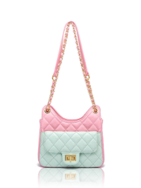 « Colorful Chic: Unveiling the Dina Rainbow Shoulder Bag Quilted Flapbag »