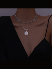 « Unveiling the Ayla: The Reign of the Multiple Layer Queen Head Necklace in Stainless Steel »