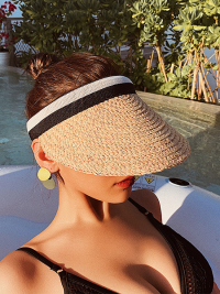« Embrace the Sun: Discover the Chic Elegance of the Meave Summer Straw Hat for Women »